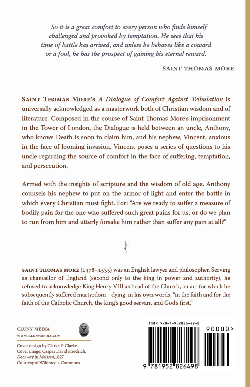 A Dialogue of Comfort Against Tribulation