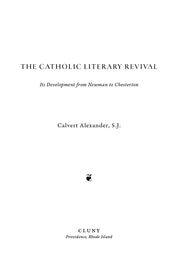 The Catholic Literary Revival
