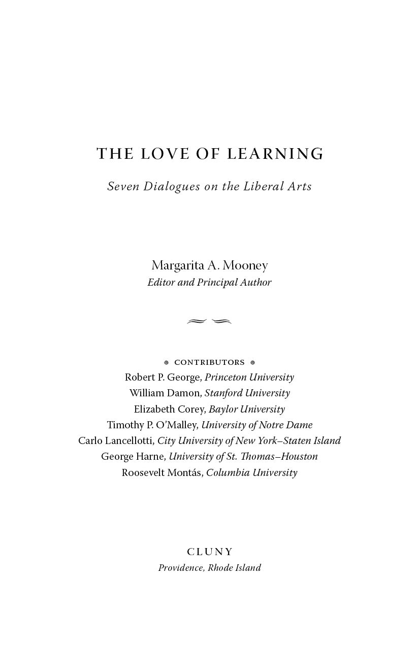 The Love of Learning