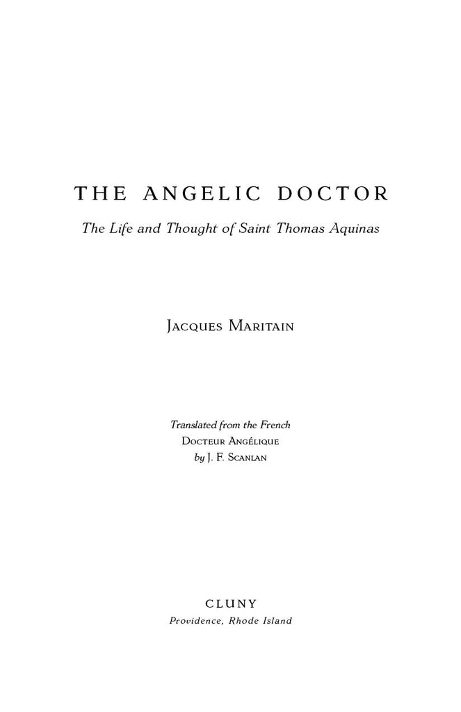The Angelic Doctor