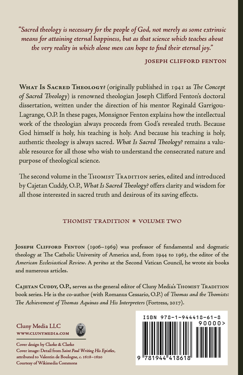 The Thomist Tradition Series