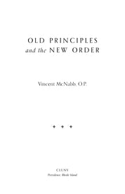 Old Principles and the New Order