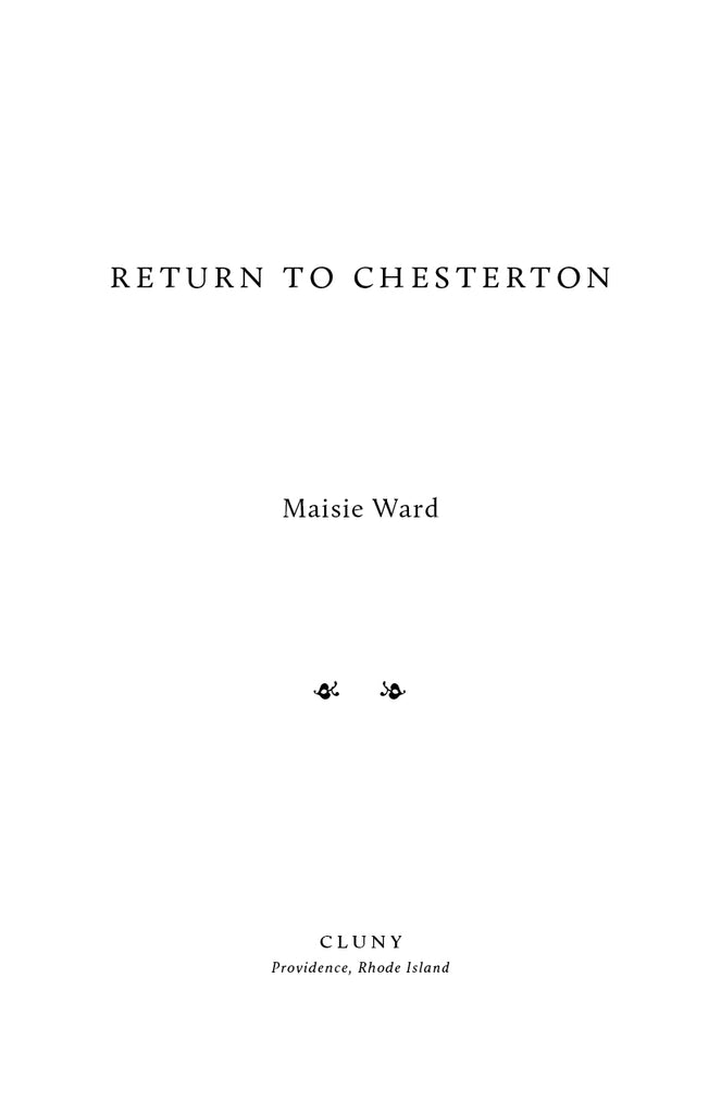 Return to Chesterton