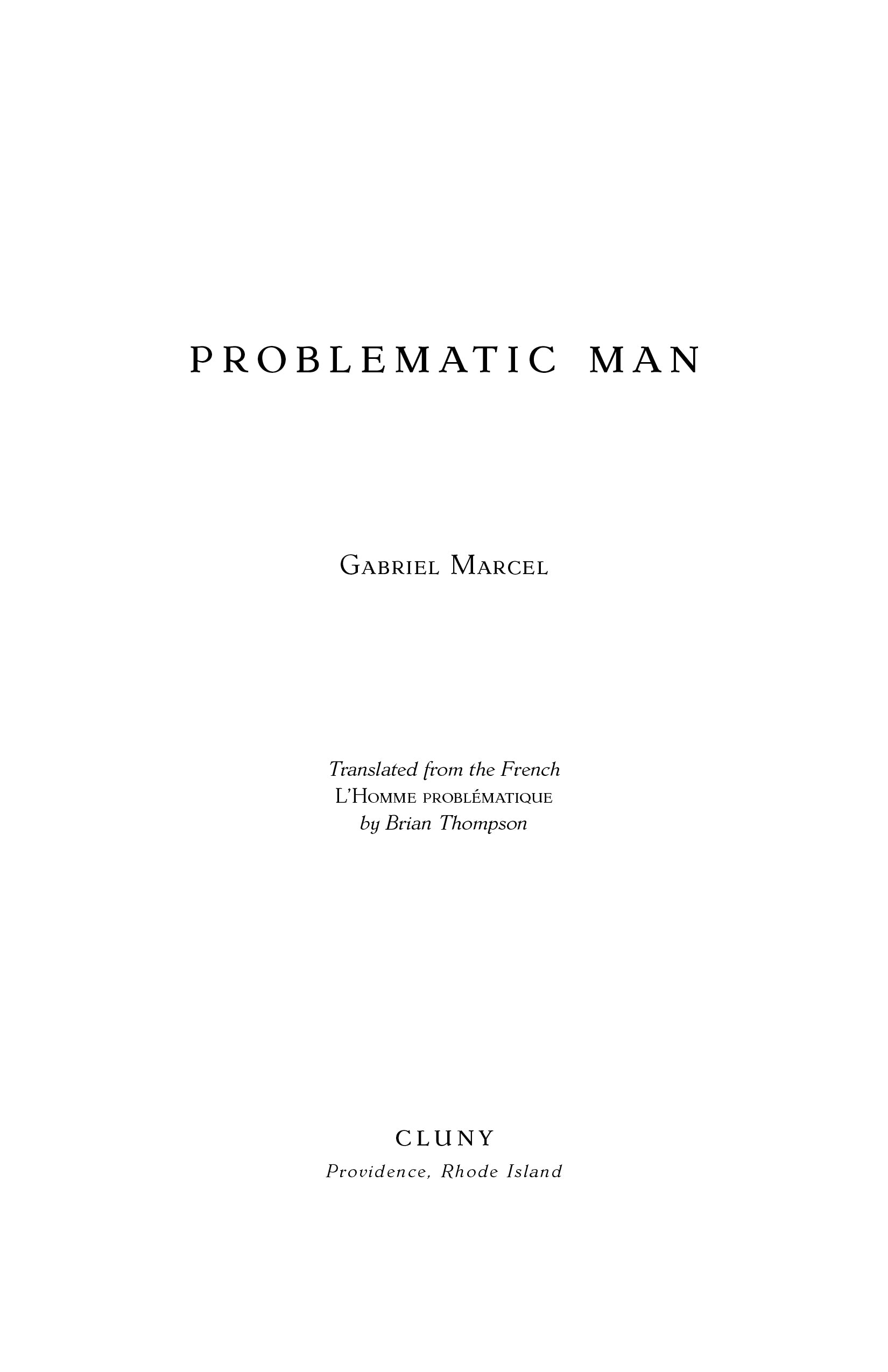 Problematic Man
