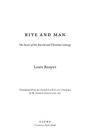 Rite and Man