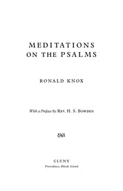 Meditations on the Psalms