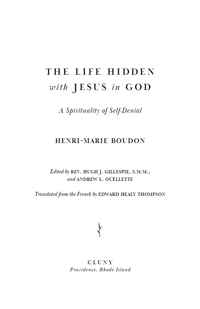 The Life Hidden with Jesus in God