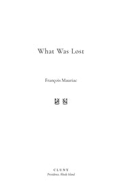 What Was Lost