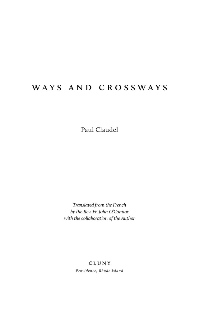 Ways and Crossways