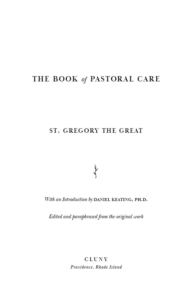 The Book of Pastoral Care