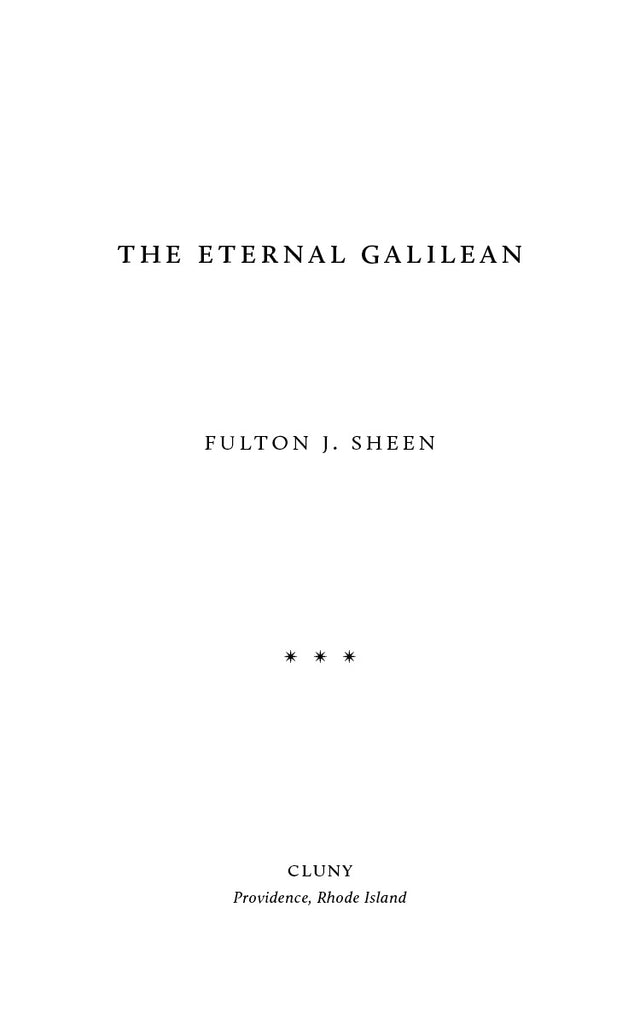 The Eternal Galilean