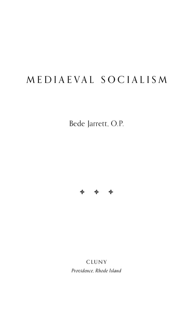 Mediaeval Socialism