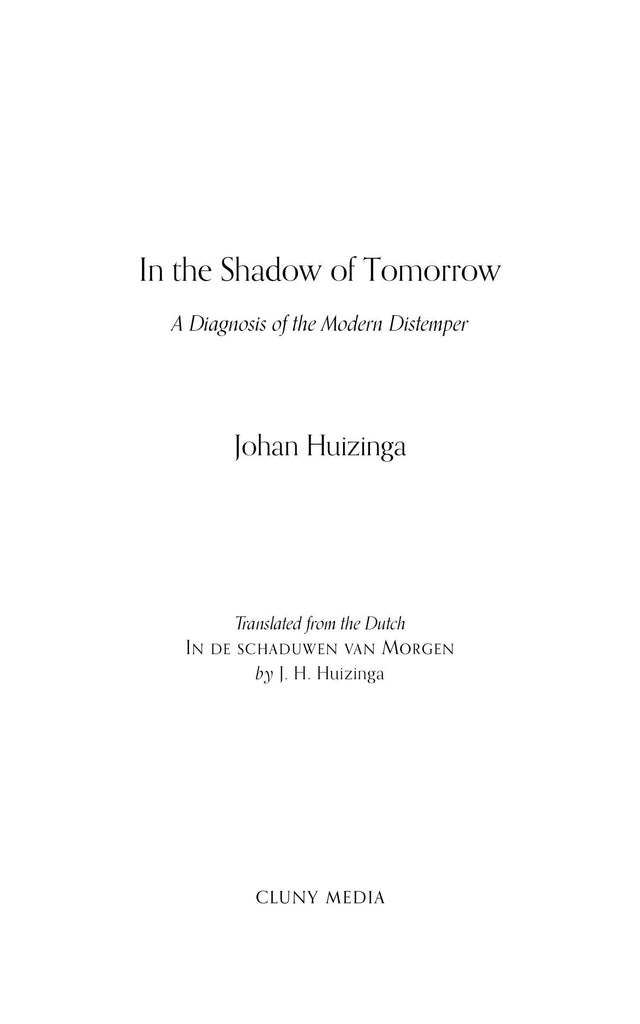 In the Shadow of Tomorrow - ClunyMedia