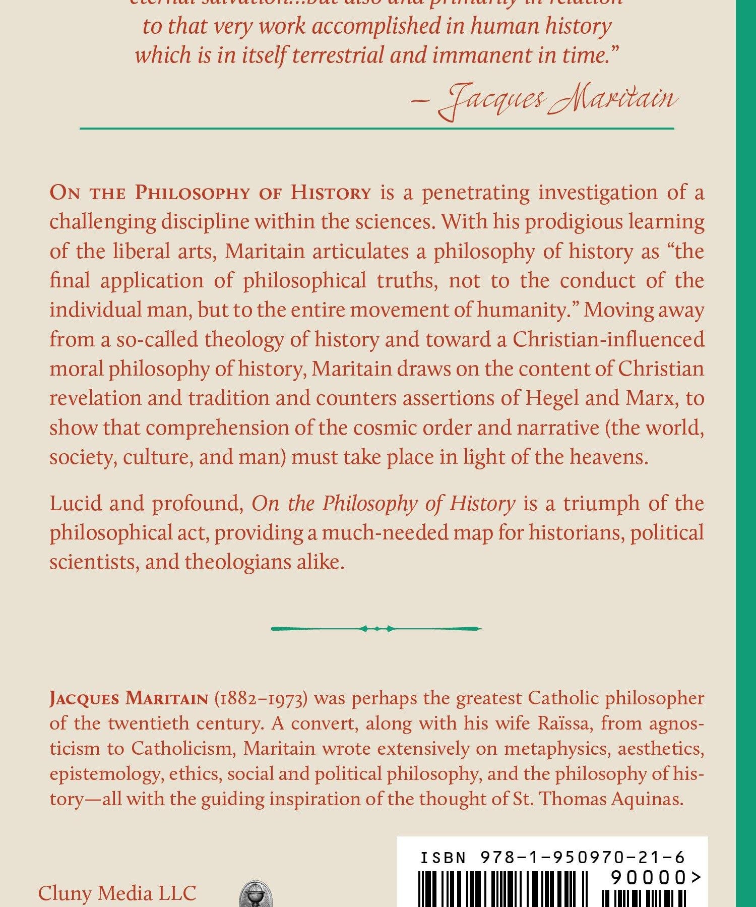 On the Philosophy of History - ClunyMedia