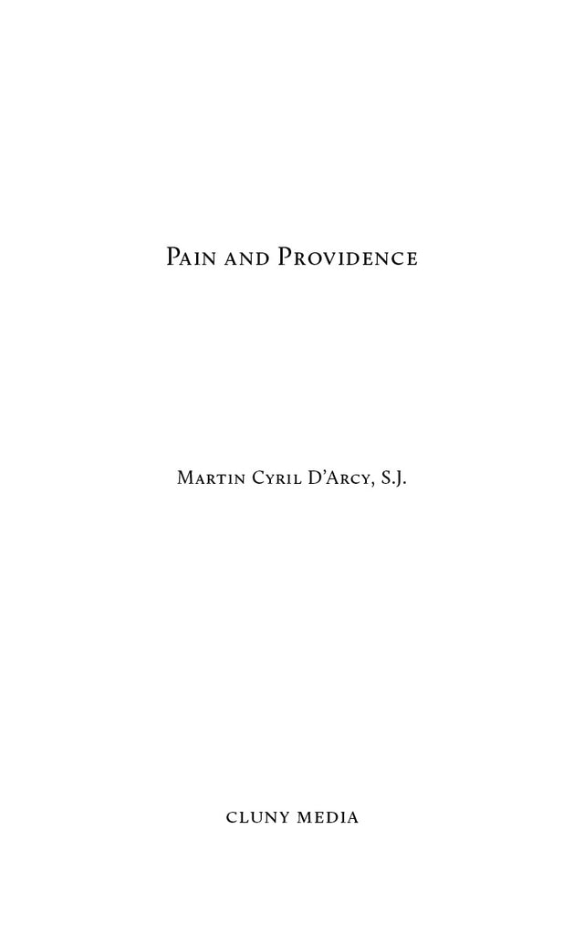 Pain and Providence