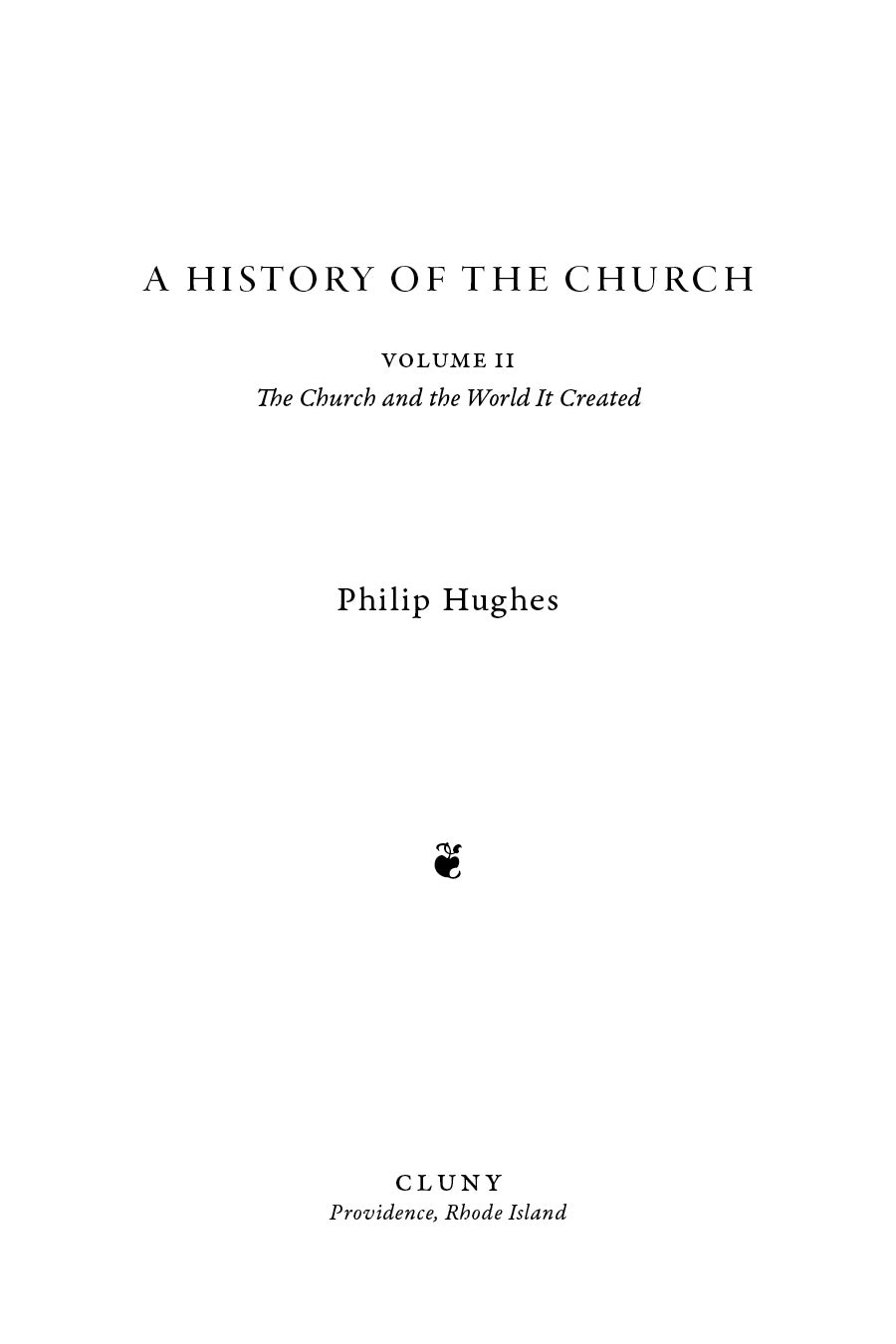 A History of the Church, Volume II