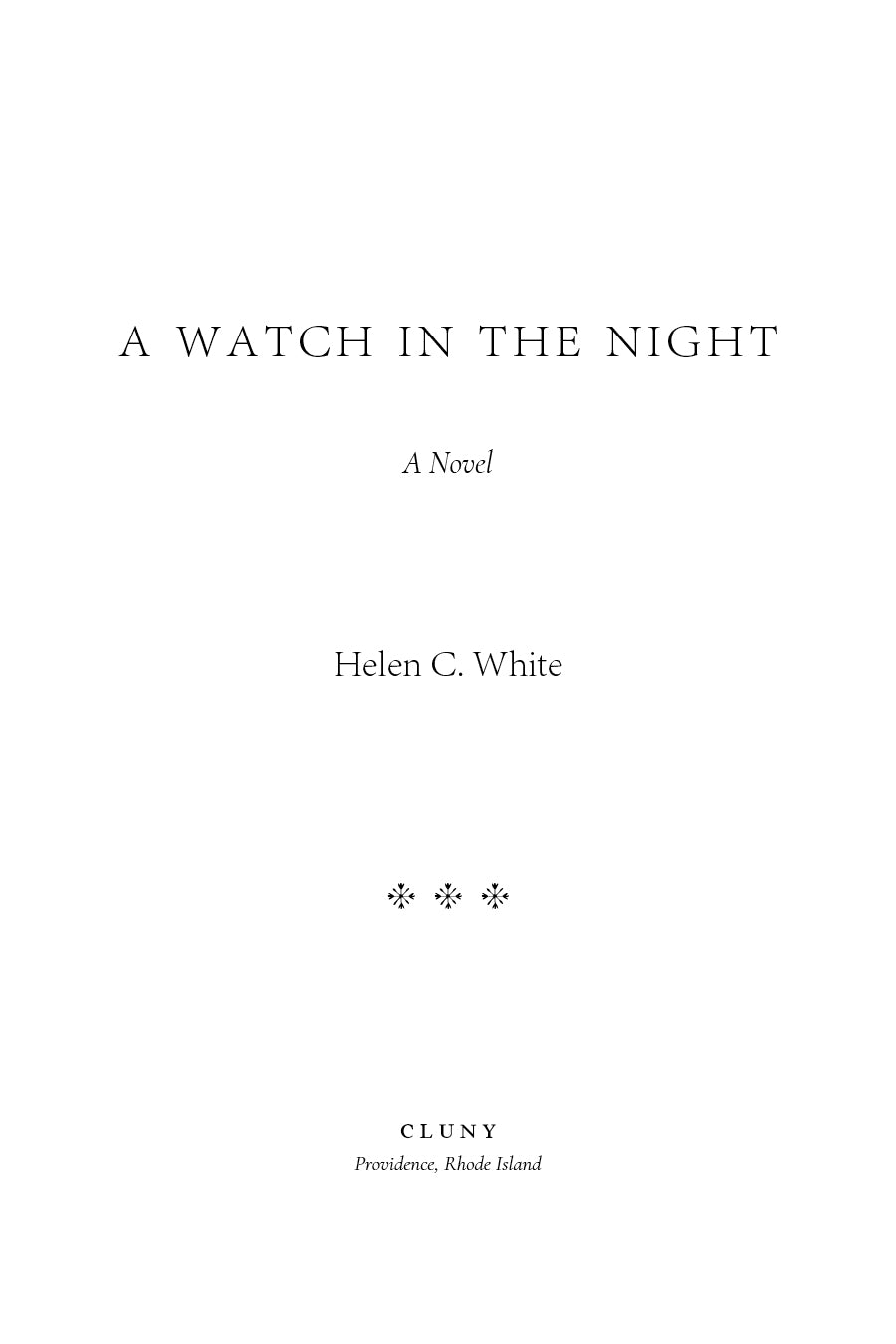A Watch in the Night
