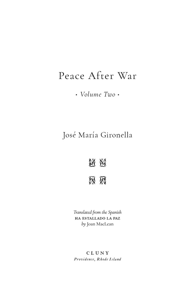 Peace After War, Vol. II