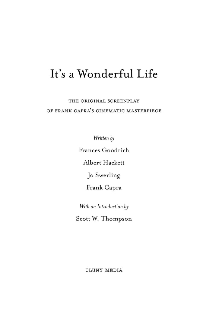It's a Wonderful Life - ClunyMedia